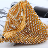 Fashion Rhinestone Patchwork Bags(3 Colors)