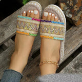 Casual Patchwork Round Comfortable Shoes(6 Colors)