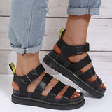 Casual Patchwork Round Comfortable Out Door Shoes(3 Colors)