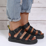 Casual Patchwork Round Comfortable Out Door Shoes(3 Colors)