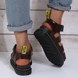 Casual Patchwork Round Comfortable Out Door Shoes(3 Colors)