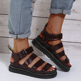 Casual Patchwork Round Comfortable Out Door Shoes(3 Colors)