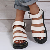 Casual Patchwork Round Comfortable Out Door Shoes(3 Colors)