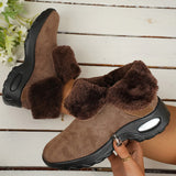 Casual Patchwork Round Keep Warm Comfortable Out Door Shoes(5 Colors)