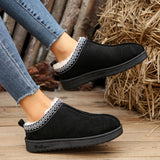 Casual Living Patchwork Round Keep Warm Comfortable Shoes