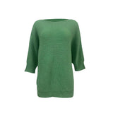 Casual Simplicity Solid O Neck Sweaters(11 Colors)