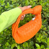 Casual Solid Weave Bags