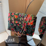 Bohemian Vintage Floral Contrast Bags(4 Colors)