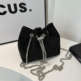 Celebrities Elegant Solid Pearl Rhinestone Bags(3 Colors)