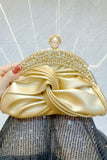 Celebrities Ruched Rhinestone Decor Bags(5 Colors)