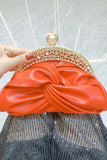 Celebrities Ruched Rhinestone Decor Bags(5 Colors)