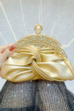 Celebrities Ruched Rhinestone Decor Bags(5 Colors)