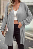 Casual Solid Solid Color O Neck Cardigans(6 Colors)