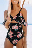 Florcoo One Piece Floral Swimsuit