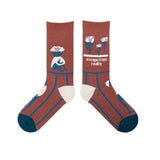 Florcoo Illustration Pattern Socks