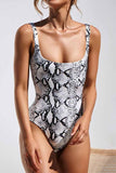 Florcoo One-piece Leopard  Swimsuit